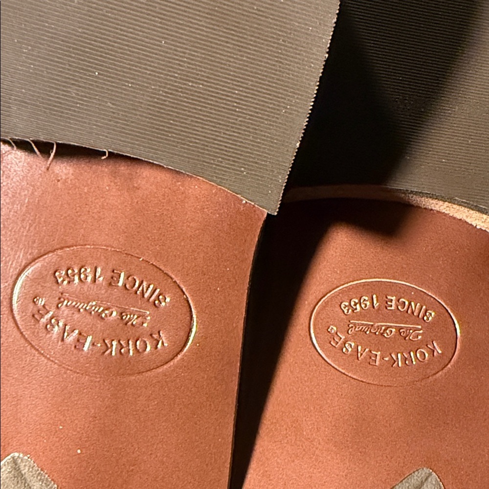 Women’s Suede Ankle Boots - Olive Green - Picture 10 of 12